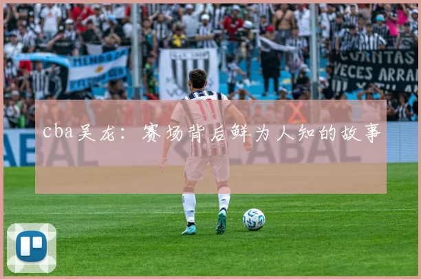 cba吴龙：赛场背后鲜为人知的故事